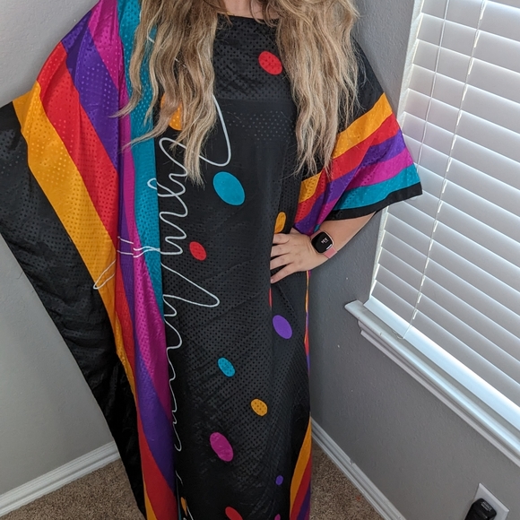 Ruth Norman vintage 70s 80s kaftan one size - Picture 4 of 7